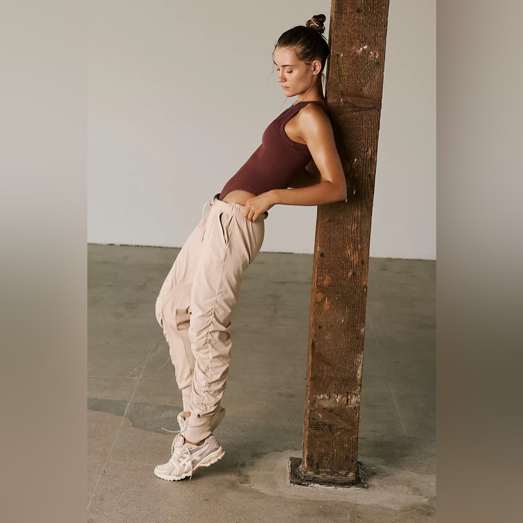 Nwt Fp Movement Hot Shot Shirred Pants